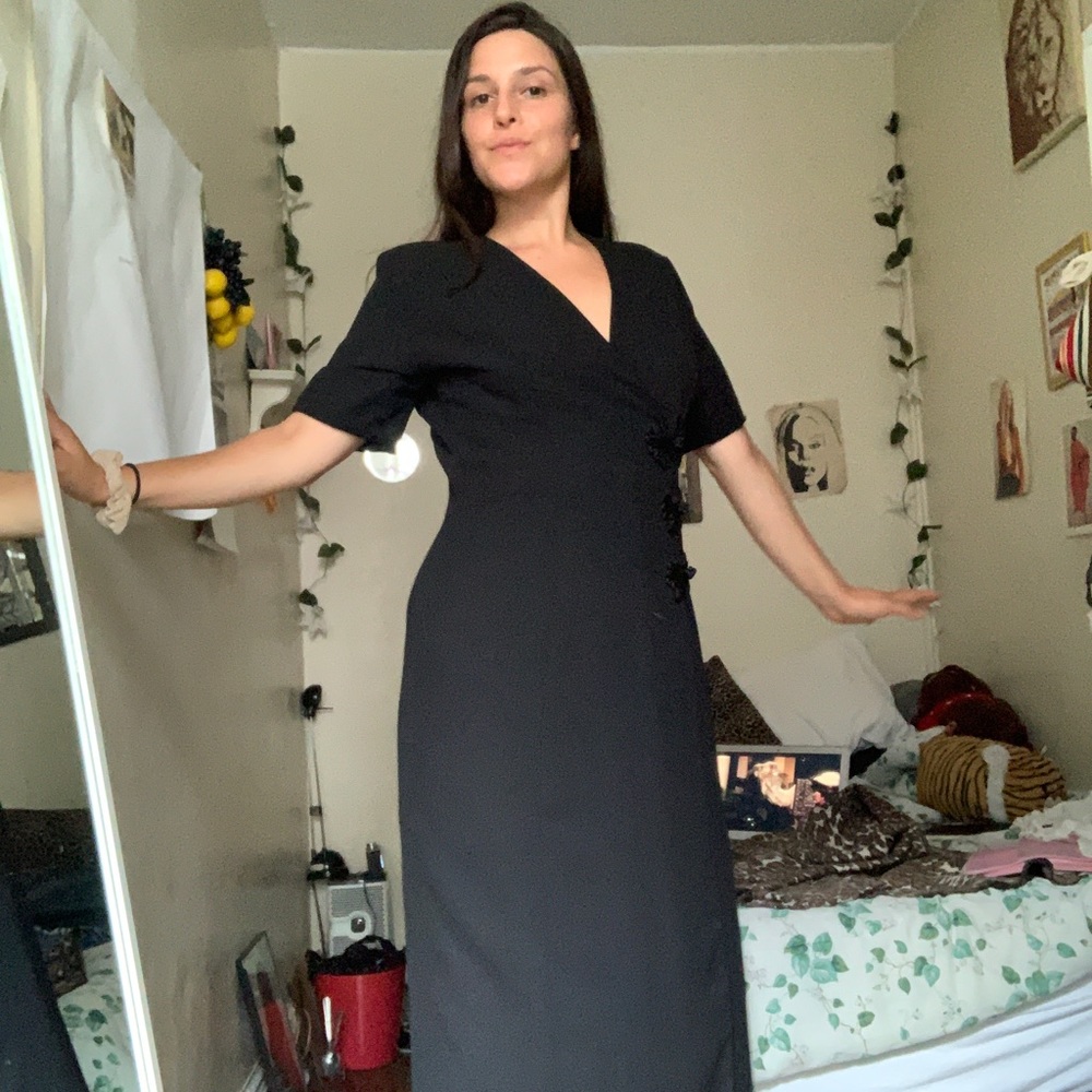 Maxi Black Vintage Ultra Dress - Picture 4 of 5